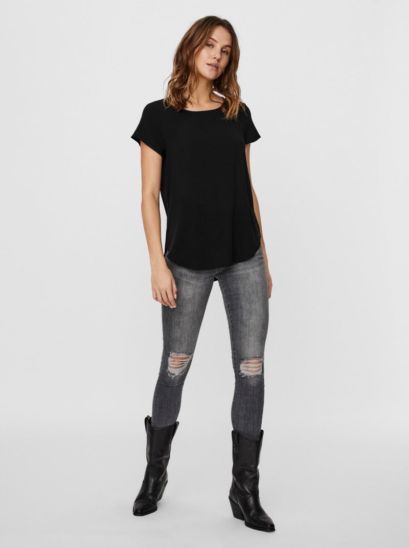 Blouse Femme Vero Moda Noir - Kiabi