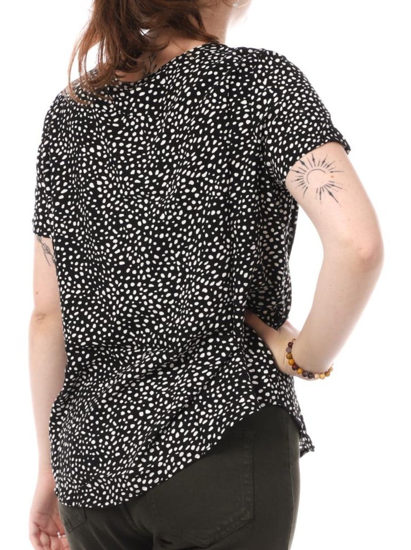 Blouse Femme Vero Moda Noir Blanc - Kiabi