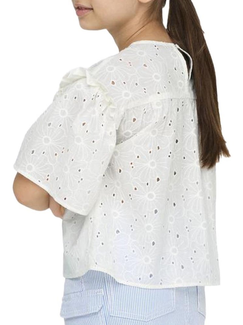 Blouse fille kids only Blanc - Kiabi