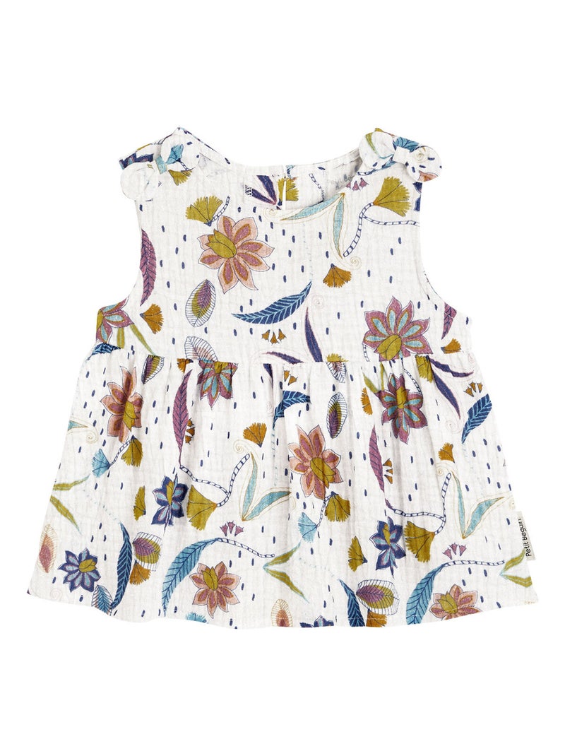 Blouse fille Mumbai Ecru - Kiabi