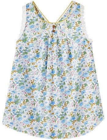 Blouse Fleurie à Bretelles Croisées ANAÏS - La Faute à Voltaire