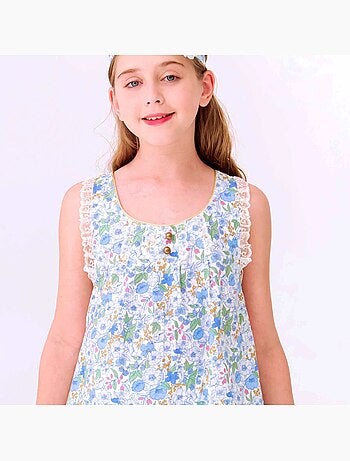 Blouse Fleurie à Bretelles Croisées ANAÏS - La Faute à Voltaire
