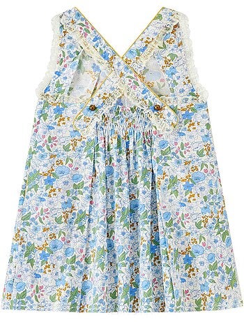 Blouse Fleurie à Bretelles Croisées ANAÏS - La Faute à Voltaire