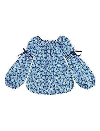 Blouse Fleurie à Manches Longues CHIMENE - La Faute à Voltaire