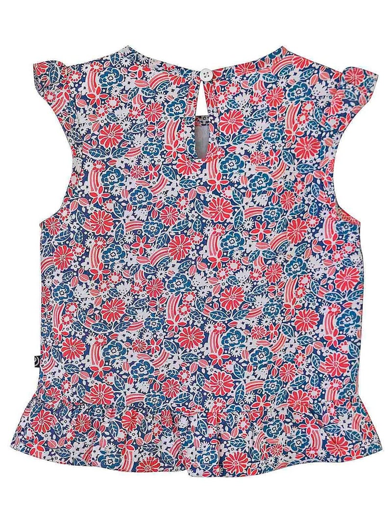 BLOUSE FLEURIE CLOTHILDE Blanc - Kiabi