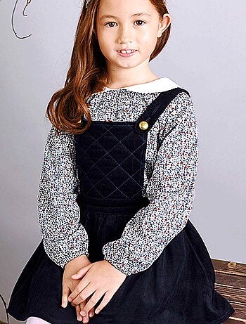 Blouse Fleurie Coton Fleuri et Col CLAUDINE - La Faute à Voltaire