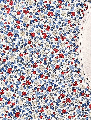 Blouse Fleurie Coton Fleuri et Col CLAUDINE - La Faute à Voltaire