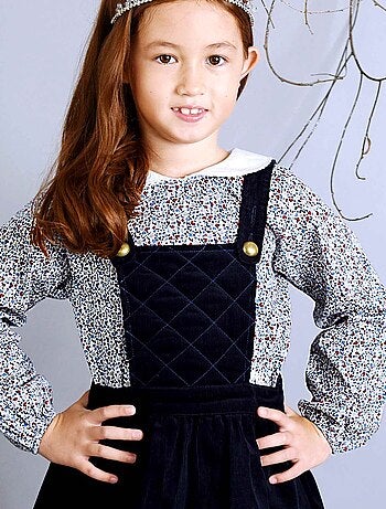 Blouse Fleurie Coton Fleuri et Col CLAUDINE - La Faute à Voltaire