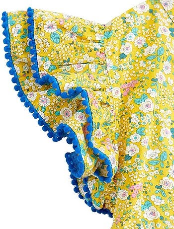 Blouse Fleurie et roi à Manches Papillons BUTTERFLY - La Faute à Voltaire