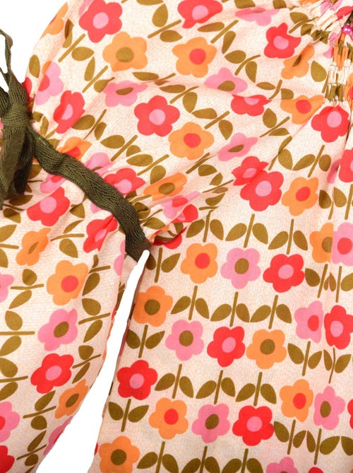 Blouse Fleurie Hiver   Fleuri   Col Smocks  CHIMENE - La Faute à Voltaire - Kiabi