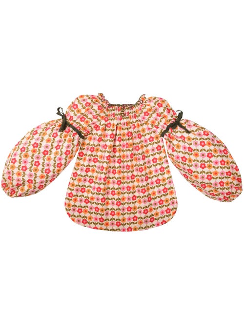 Blouse Fleurie Hiver   Fleuri   Col Smocks  CHIMENE - La Faute à Voltaire - Kiabi