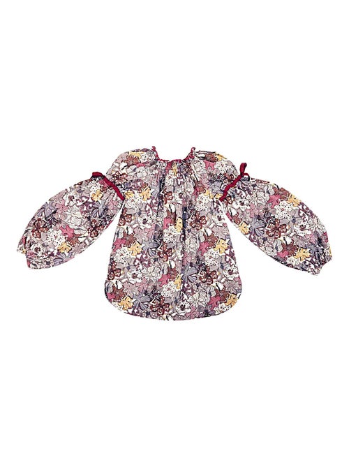 Blouse Fleurie Intersaison   Fleurie    Col Smocks  CHIMENE - La Faute à Voltaire - Kiabi