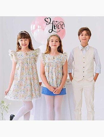 Blouse Fleurie Liberty à Volants APPOLINE - La Faute à Voltaire