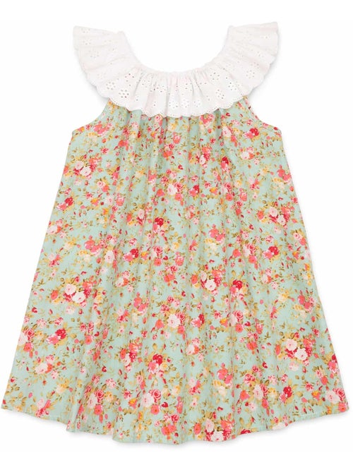 Blouse Fleurie Liberty Été      Col 2-en-1  AURORE - La Faute à Voltaire - Kiabi