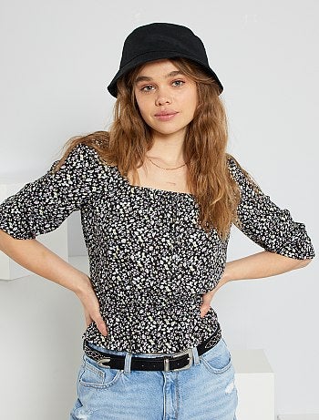 Blouse fleurie