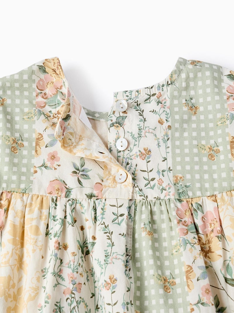 Blouse floral, 100 % coton FIELD DAYS Rose clair - Kiabi