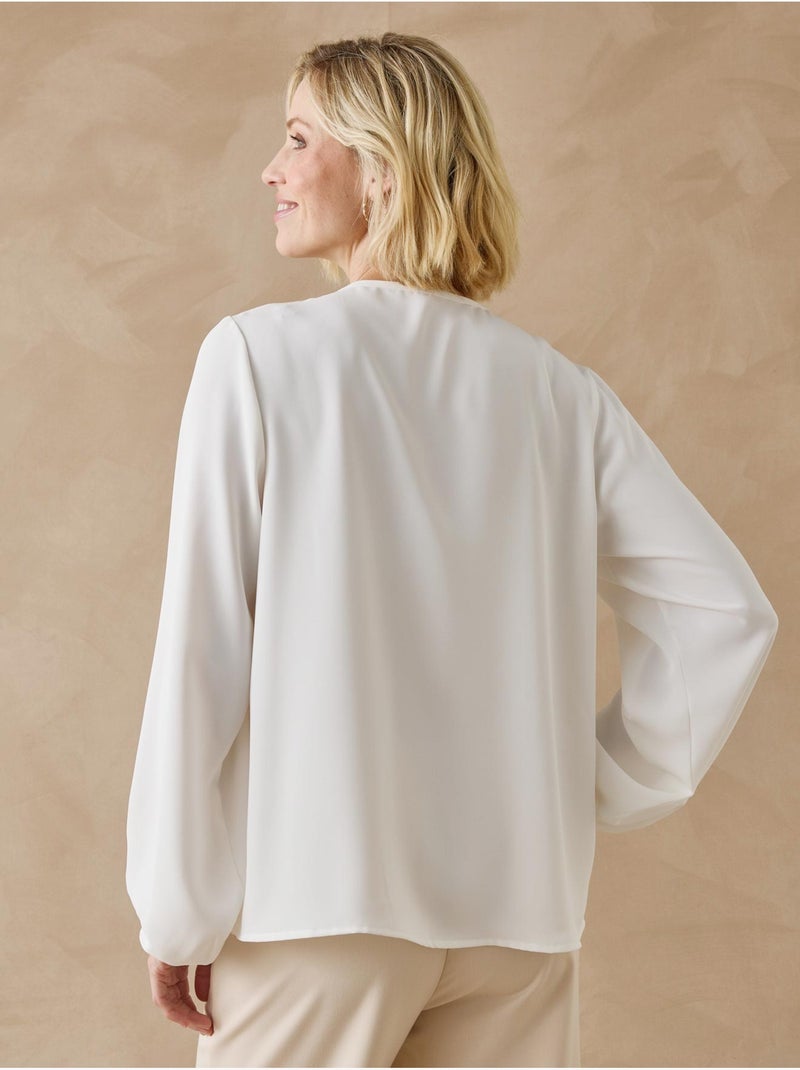 Blouse fluide - DAXON Ecru - Kiabi