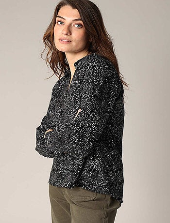 Blouse fluide à imprimé abstrait
'Deeluxe'