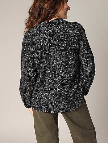 Blouse fluide à imprimé abstrait
'Deeluxe'