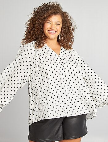 Blouse fluide à imprimé