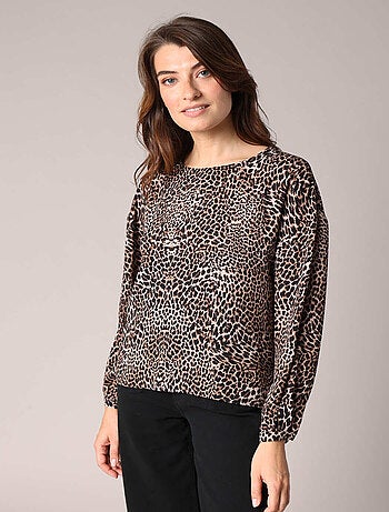 Blouse fluide à imprimé léopard
'Deeluxe'