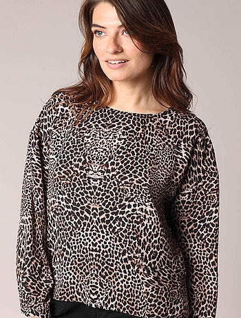 Blouse fluide à imprimé léopard
'Deeluxe'