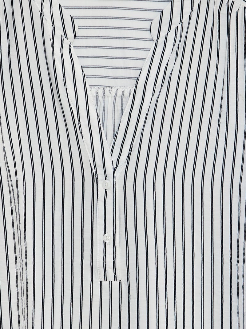 Blouse fluide à rayures Rayures - Kiabi