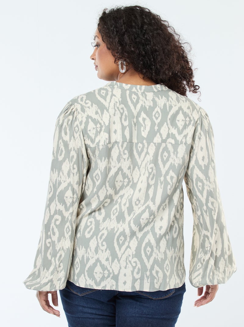 Blouse Fluide 3 Suisses En Taille L/XL (40-42) - Couleurs Vert, Bleu, Violet - Occasion Très Bon état