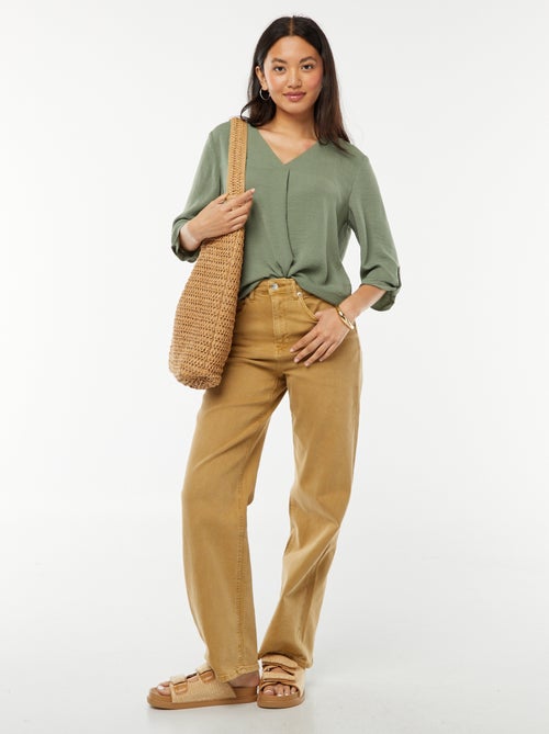 Blouse fluide avec manches 3/4 'JDY' - Kiabi