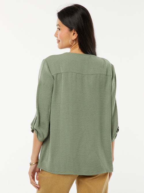 Blouse fluide avec manches 3/4 'JDY' - Kiabi