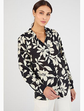 Blouse fluide bicolore - Damart