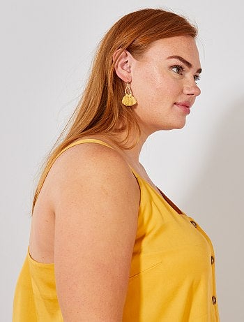 Blouse fluide boutonnée - Kiabi