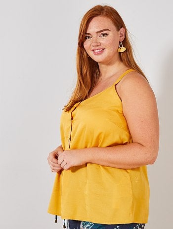 Blouse fluide boutonnée - Kiabi