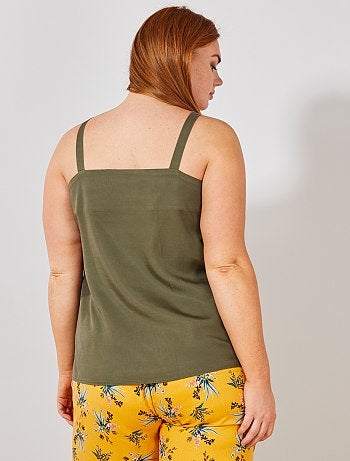 Blouse fluide boutonnée - Kiabi