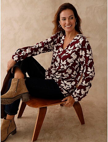 Blouse fluide col V - DAXON