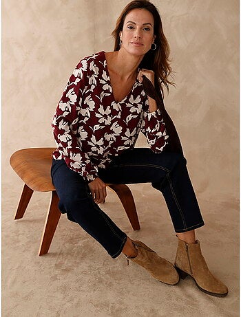 Blouse fluide col V - DAXON