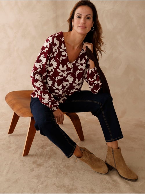 Blouse fluide col V - DAXON - Kiabi