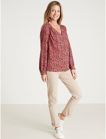 Blouse fluide col V - DAXON
