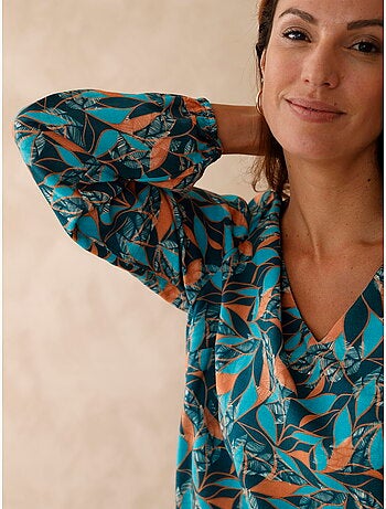 Blouse fluide col V - DAXON