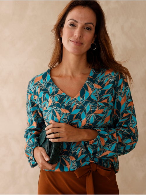 Blouse fluide col V - DAXON - Kiabi