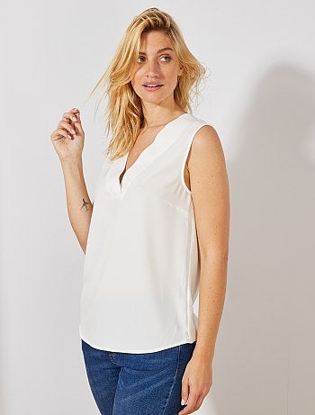 Blouse fluide col V - Kiabi