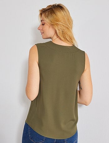 Blouse fluide col V - Kiabi