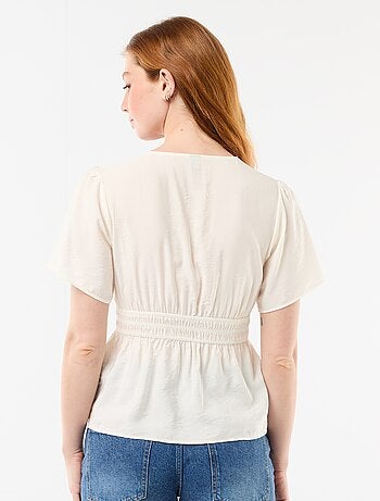 Blouse fluide coupe évasée