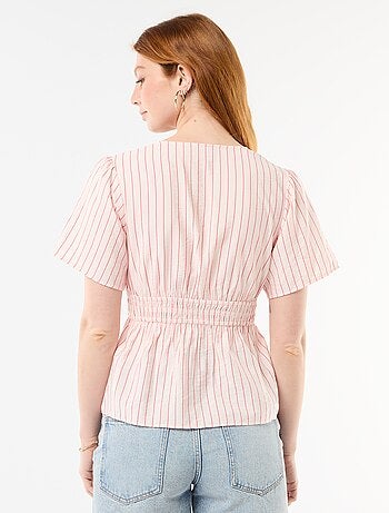 Blouse fluide coupe évasée