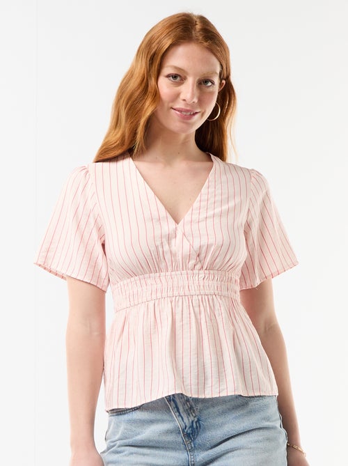 Blouse fluide coupe évasée - Kiabi