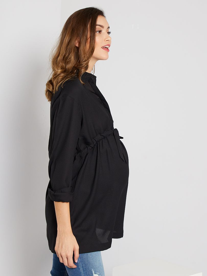 Haut De Maternité Noir Moda By Mothercare - Taille UK 10 (viscose) - Occasion Très Bon état