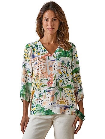 Blouse fluide encolure V - DAXON