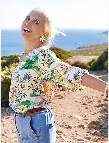 Blouse fluide encolure V - DAXON