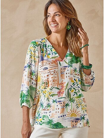 Blouse fluide encolure V - DAXON