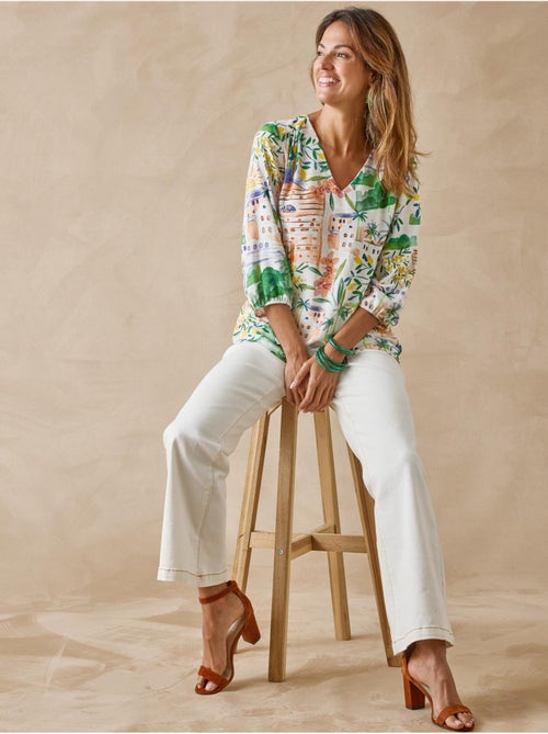 Blouse fluide encolure V - DAXON - Kiabi